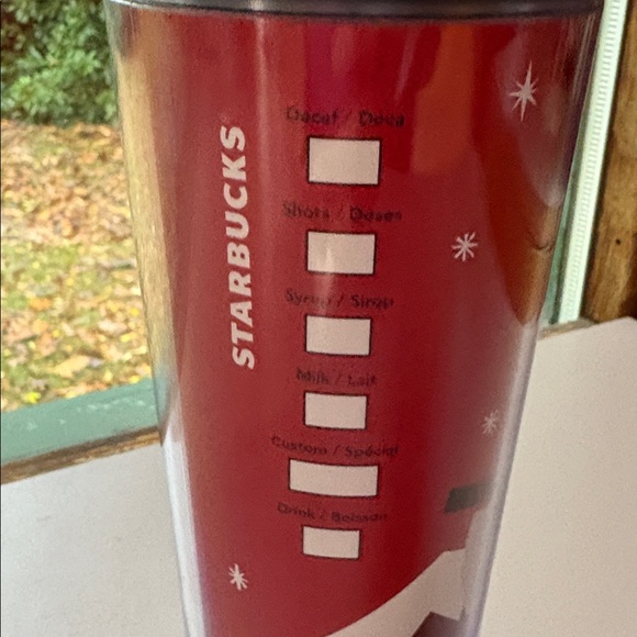 Starbucks Festive Red and Black Tumbler - Picture 4 of 8